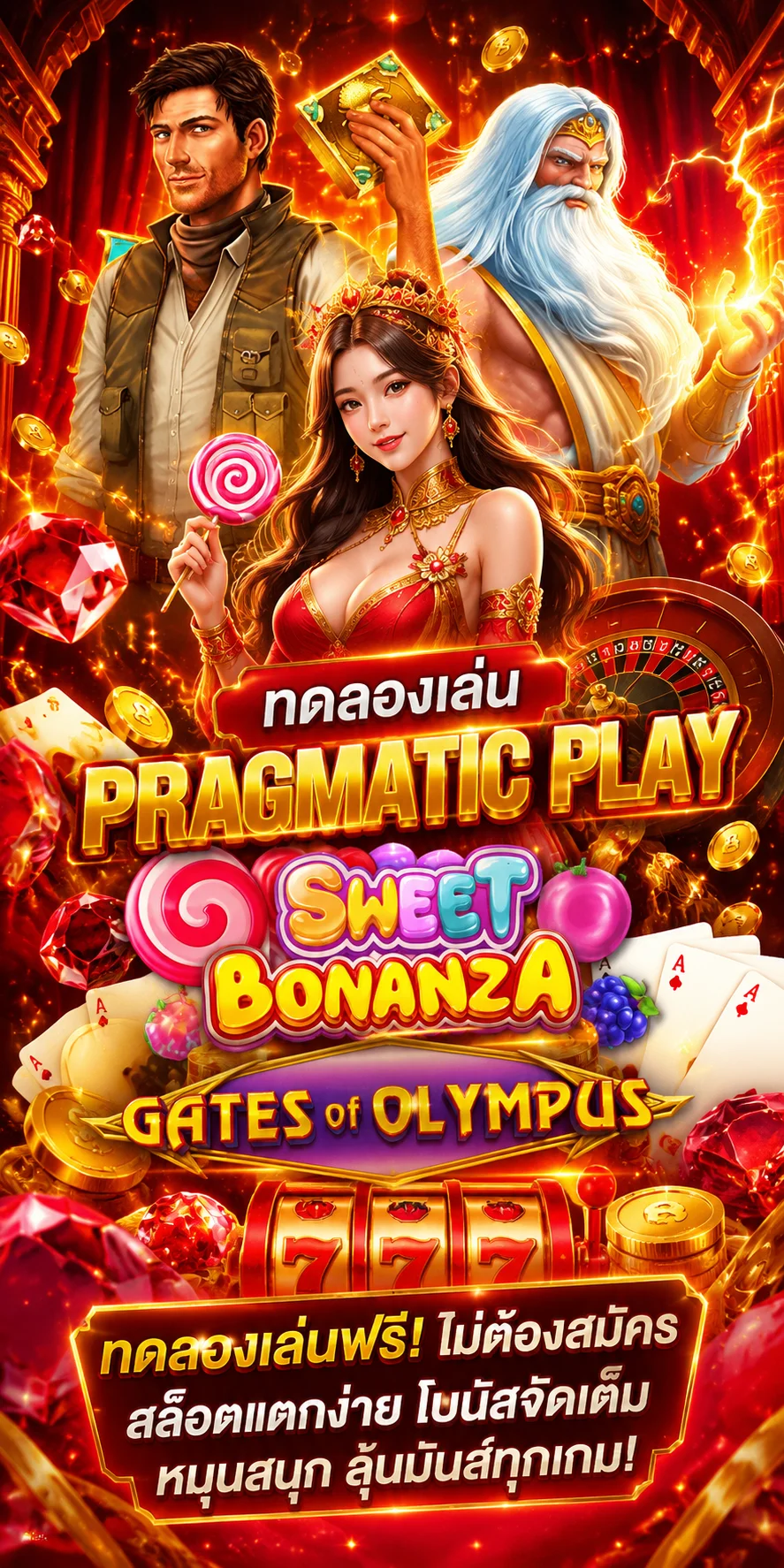 ทดลองเล่น Pragmatic Play Sweet Bonanza Gates of Olympus